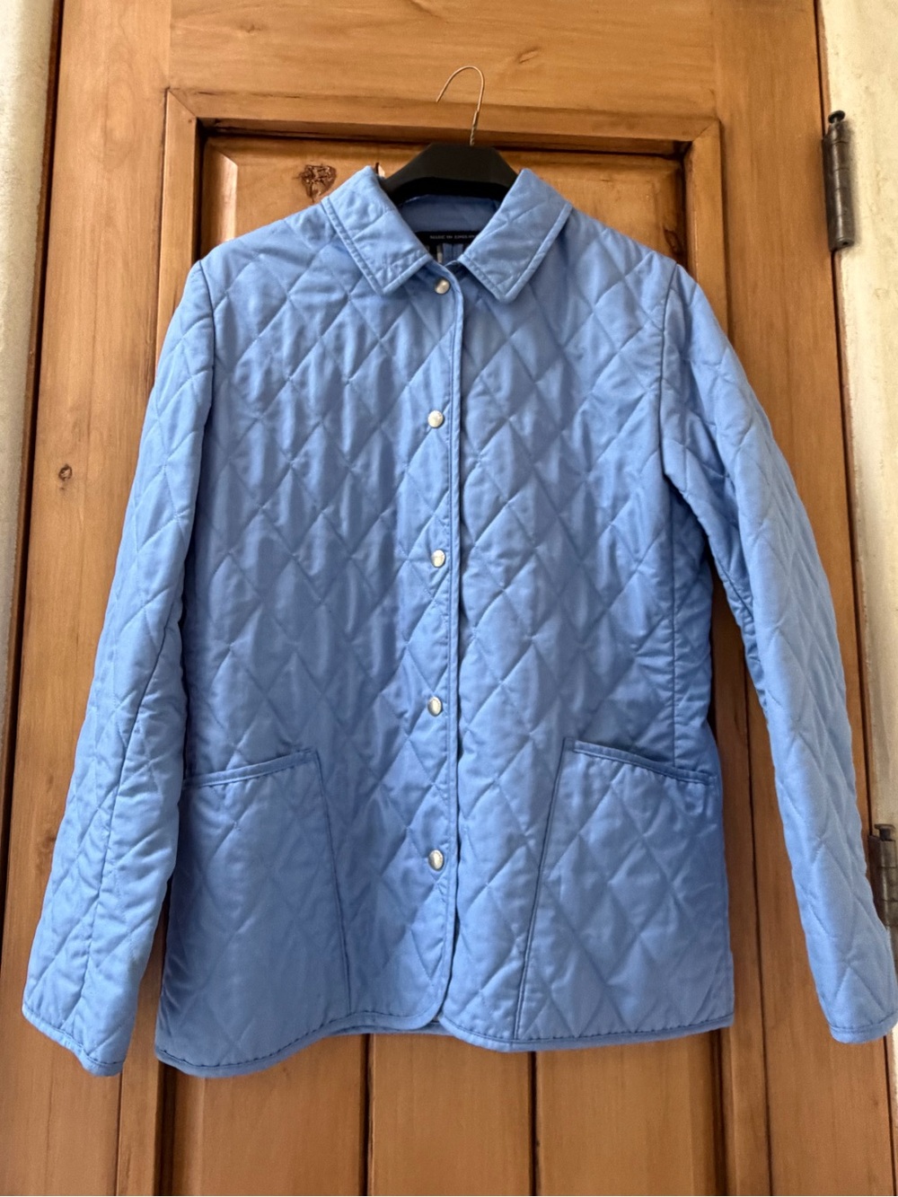 Burberry Light Blue Quilted Jacket
